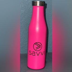 h2go Savvi Stainless Steel Water Bottle 17oz Pink Never Used